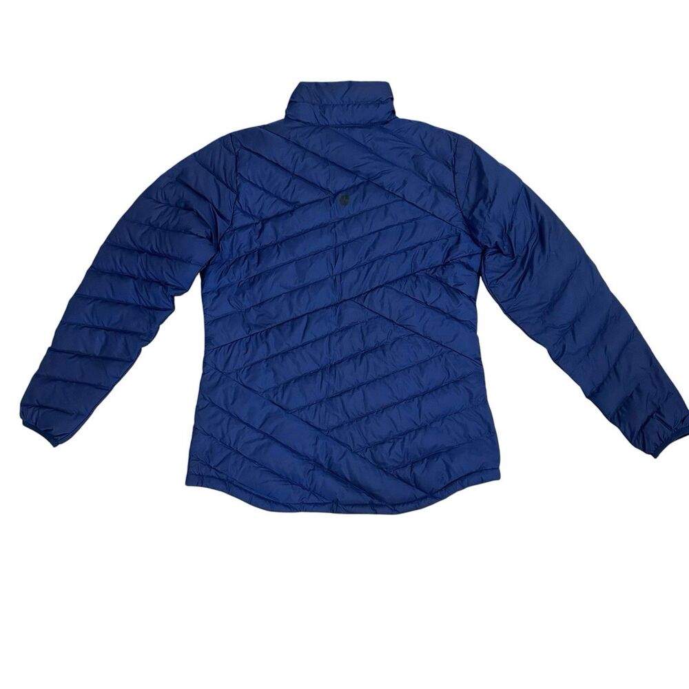 Marmot Womens Highlander Duck Down Fill Winter Jacket Blue Coat Sz M Puffer EUC - Picture 2 of 13